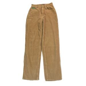 Empyre Tori Corduroy Skater Pants Women's 0 Brown 90’s Baggy Wide Leg 24”X 29”